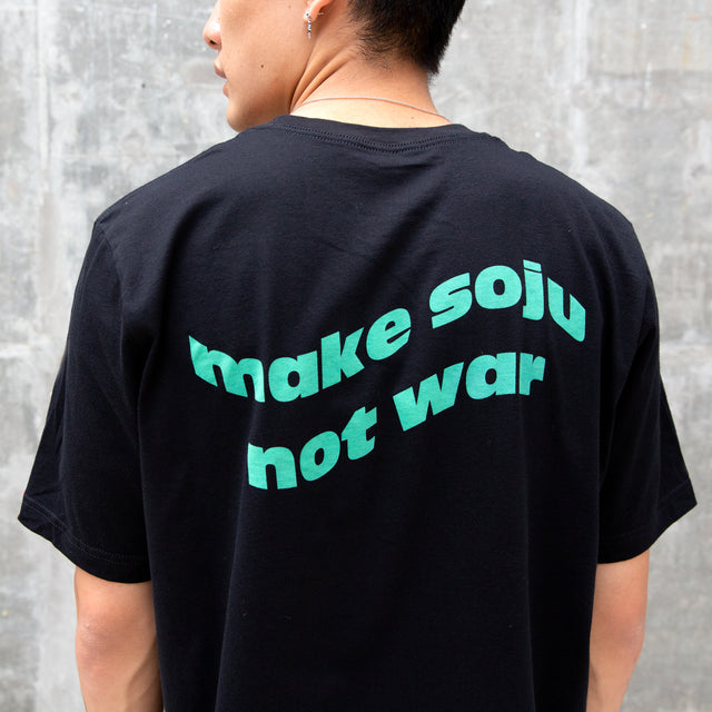 Make Soju Not War Embroidered T-Shirt