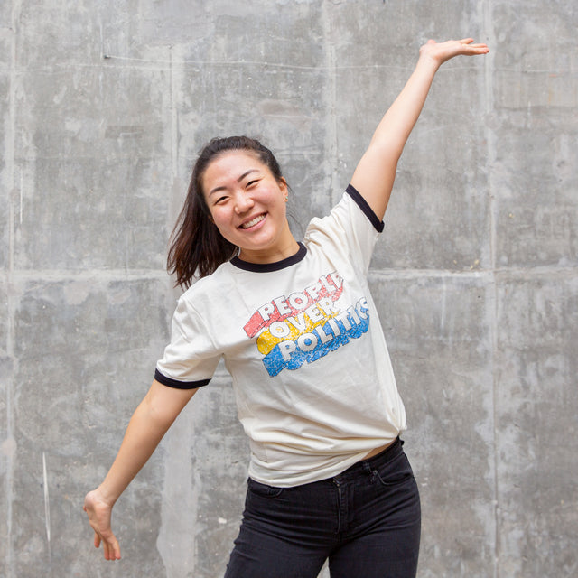 People Over Politics Retro T-Shirt