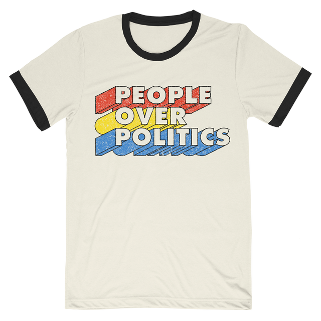 People Over Politics Retro T-Shirt
