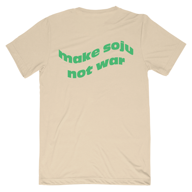 Make Soju Not War Embroidered T-Shirt